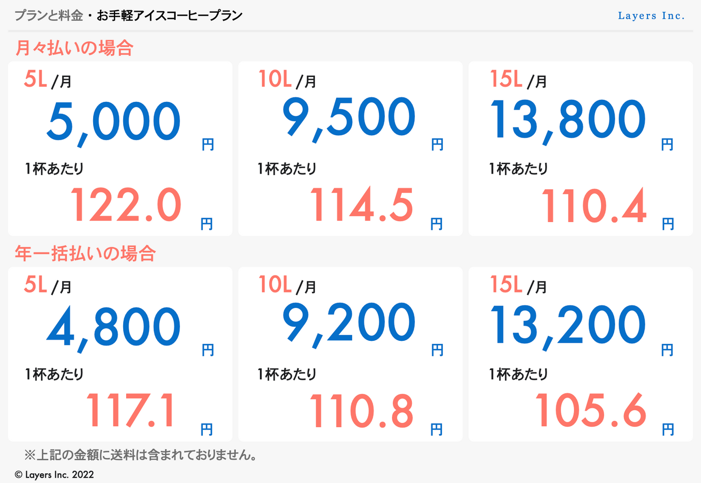 本格ホットコーヒープラン(月々払い)